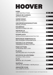 Hoover HGV 75SQCB Installations- Und Bedienungsanleitung