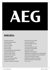 AEG BSB18G4-0 Originalbetriebsanleitung