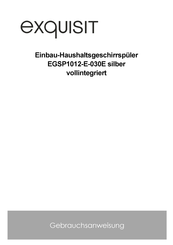 exquisit EGSP1012-E-030E Gebrauchsanweisung