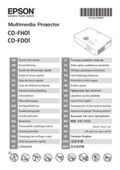 Epson CO-FH01 Kurzanleitung