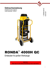 Brondum RONDA 4000H QC Gebrauchsanweisung