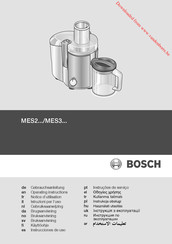 Bosch MES3 Serie Gebrauchsanleitung