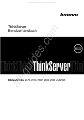 Lenovo ThinkServer RD630 2593 Benutzerhandbuch