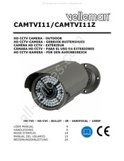 Velleman CAMTVI11Z Bedienungsanleitung