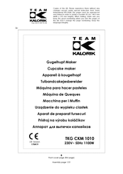Team Kalorik TKG CKM 1010 Bedienungsanleitung