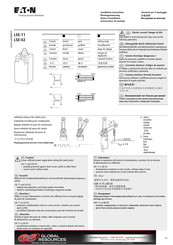 Eaton LSE-11 Montageanweisung
