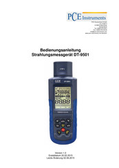 PCE Instruments DT-9501 Bedienungsanleitung