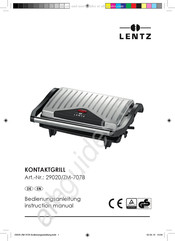 Lentz 29020 Bedienungsanleitung