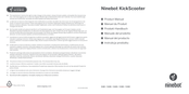 Segway Ninebot KickScooter D28D Produkthandbuch