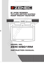 ZENEC ZEM-W801RM Bedienungsanleitung