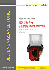 Gerotec GX-3R Pro Bedienungsanleitung