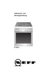 NEFF E 1412 Serie Gebrauchs- Und Montageanleitung
