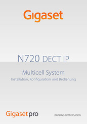 Gigaset N720 DECT IP Installationsanleitung