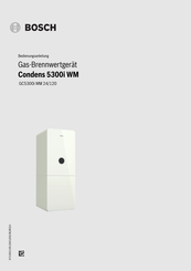 Bosch Condens 5300i WM Bedienungsanleitung