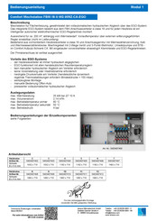 Strawa Comfort Mischstation FBM-18-V-W2-WMZ-CA-EGO Bedienungsanleitung