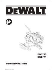 DeWalt DWS774 Bedienungsanleitung
