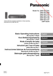 Panasonic DMP-BDT167 Kurzbedienungsanleitung