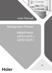 Haier A3FE744CPJ Bedienungsanleitung