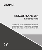 Wisenet QNV-6032R1 Kurzanleitung