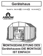 Arrow Storage Products LX1014 Montageanleitung