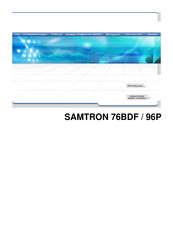 Samsung SAMTRON 76BDF Bedienungsanleitung