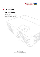 ViewSonic PX701HDH Benutzerhandbuch