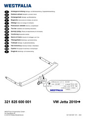 Westfalia 321 825 600 001 Montage- Und Betriebsanleitung