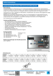 Strawa Comfort Kompakt-Mischstation FBM-18-HT2-H-W1-WMZ-C69-EGO Bedienungsanleitung