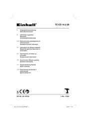 EINHELL TC-CD 18-2 2B Originalbetriebsanleitung