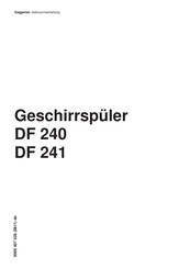 Gaggenau DF240 Gebrauchsanleitung