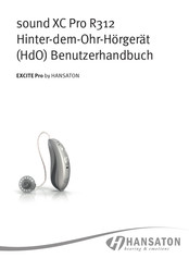 Hansaton sound XC Pro 9-R312 Benutzerhandbuch