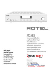 Rotel A12MKI Bedienungsanleitung