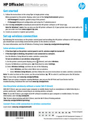 HP OfficeJet 200 Mobile Serie Bedienungsanleitung