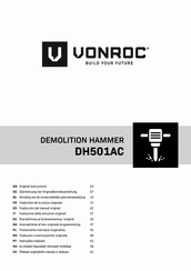 VONROC DH501AC Bersetzung Der Originalbetriebsanleitung