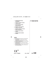 Einhell bavaria BEW 160 Originalbetriebsanleitung