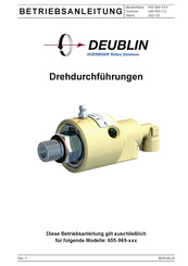 Deublin 655-969 Serie Betriebsanleitung