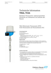 Endress+Hauser TR66 Technische Information
