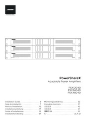 Bose Professional PowerShareX PSX4804D Installationsanleitung