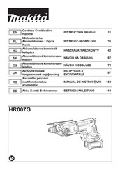 Makita HR007G Betriebsanleitung