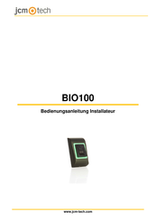 jcm-tech BIO100 Bedienungsanleitung
