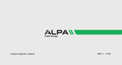 ALPA AA077 Bedienungsanleitung