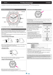 Citizen YF20 Bedienungsanleitung