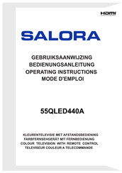 Salora 55QLED440A Bedienungsanleitung