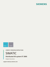 Siemens Simatic ET200S Kompaktbetriebsanleitung