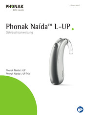 Phonak Naida L30-UP Gebrauchsanweisung