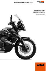 KTM 890 ADVENTURE L 2022 Bedienungsanleitung