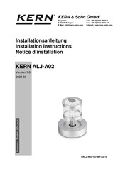 KERN ALJ-A02 Installationsanleitung