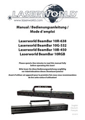 Laserworld BeamBar 10R-638 Bedienungsanleitung