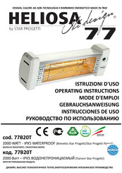 Star Progetti Heliosa Hi Design 77B20T Gebrauchsanweisung