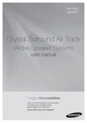Samsung Crystal Surround Air Track Bedienungsanleitung